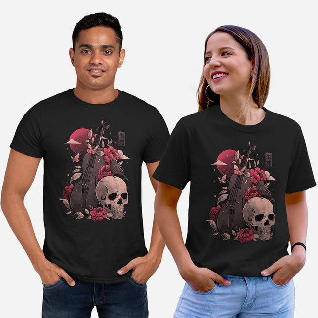 Death And Music-unisex basic tee-eduely