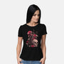 Death And Music-womens basic tee-eduely