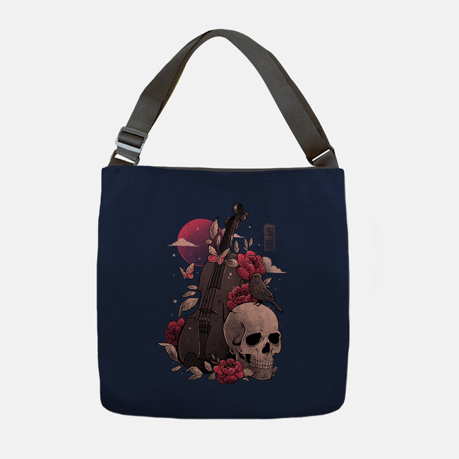 Death And Music-none adjustable tote-eduely
