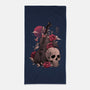 Death And Music-none beach towel-eduely