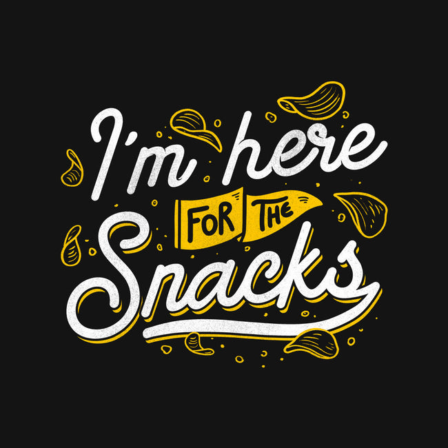 Here For The Snacks-unisex kitchen apron-tobefonseca