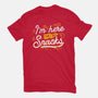 Here For The Snacks-womens basic tee-tobefonseca
