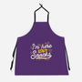 Here For The Snacks-unisex kitchen apron-tobefonseca