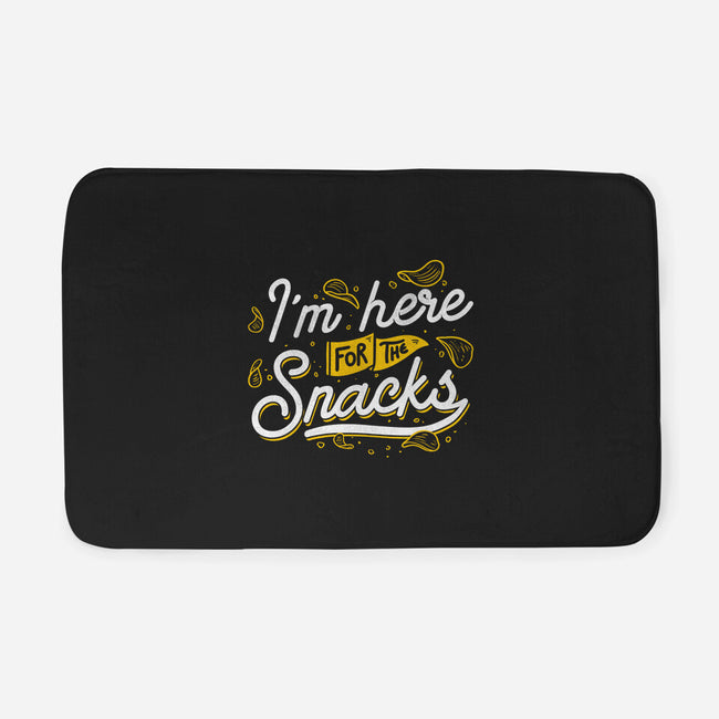 Here For The Snacks-none memory foam bath mat-tobefonseca