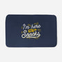 Here For The Snacks-none memory foam bath mat-tobefonseca