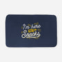 Here For The Snacks-none memory foam bath mat-tobefonseca