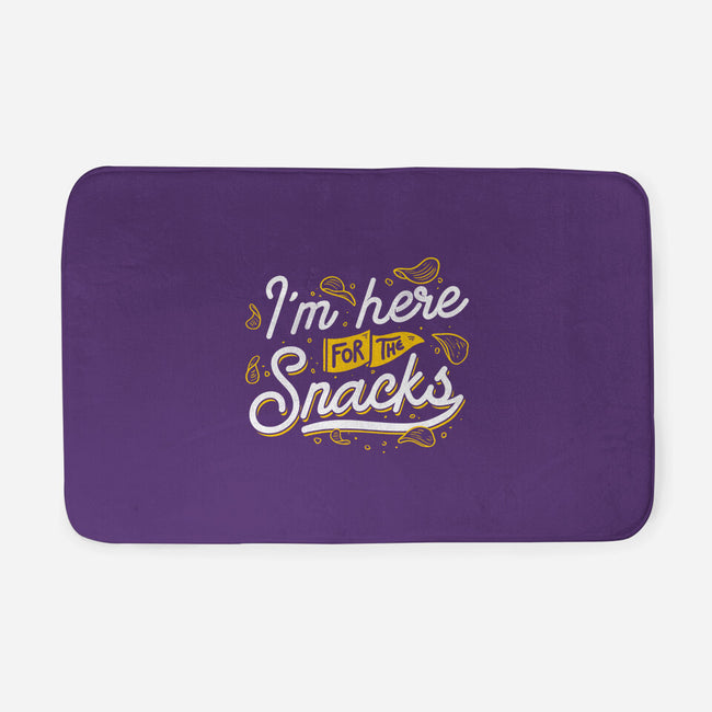 Here For The Snacks-none memory foam bath mat-tobefonseca