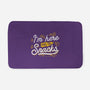 Here For The Snacks-none memory foam bath mat-tobefonseca