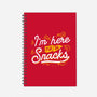 Here For The Snacks-none dot grid notebook-tobefonseca