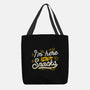 Here For The Snacks-none basic tote-tobefonseca