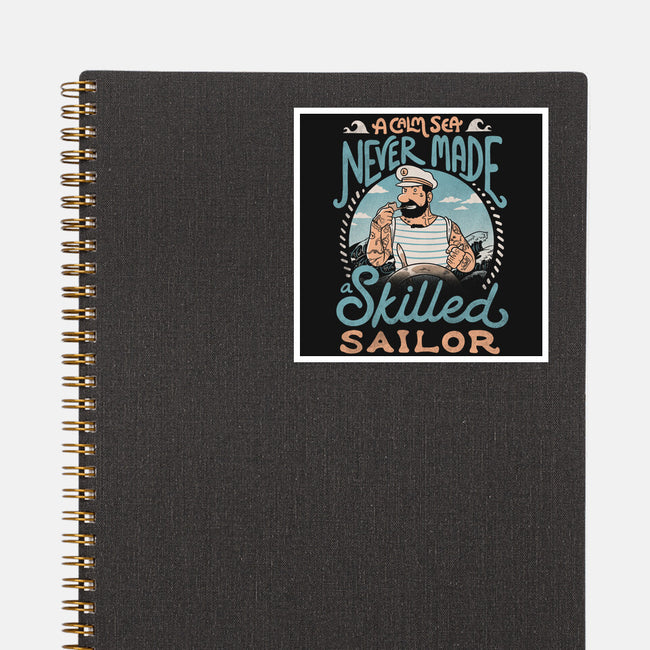 A Skilled Sailor-none glossy sticker-tobefonseca
