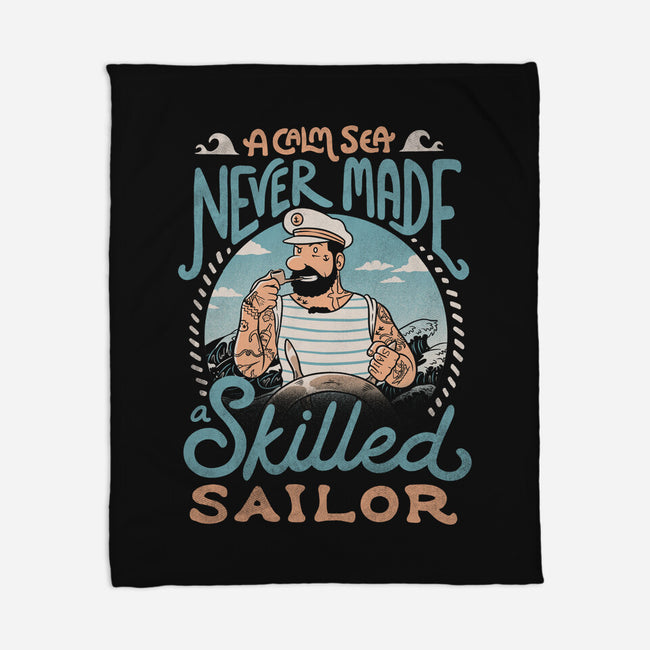 A Skilled Sailor-none fleece blanket-tobefonseca