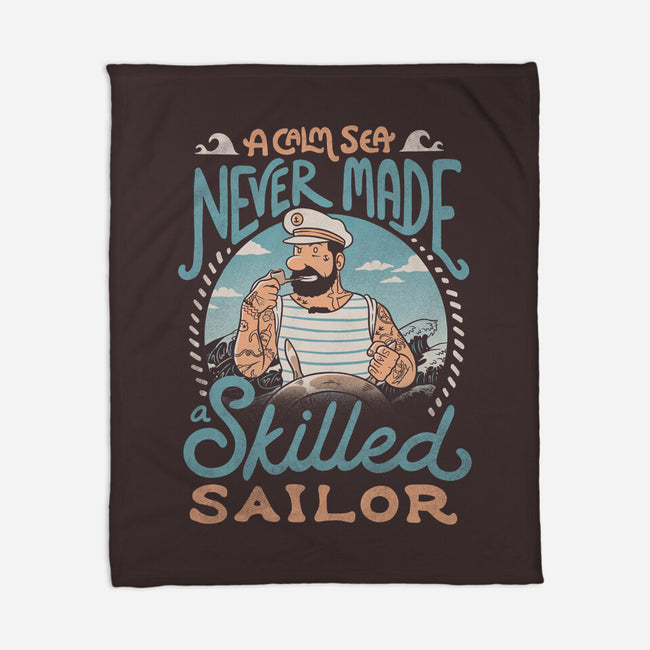 A Skilled Sailor-none fleece blanket-tobefonseca
