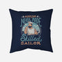 A Skilled Sailor-none removable cover throw pillow-tobefonseca