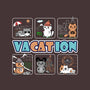 VaCATion-none polyester shower curtain-NMdesign