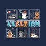 VaCATion-none polyester shower curtain-NMdesign