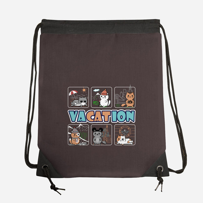 VaCATion-none drawstring bag-NMdesign