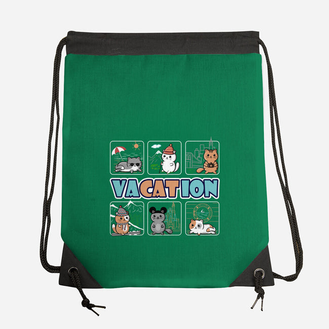 VaCATion-none drawstring bag-NMdesign