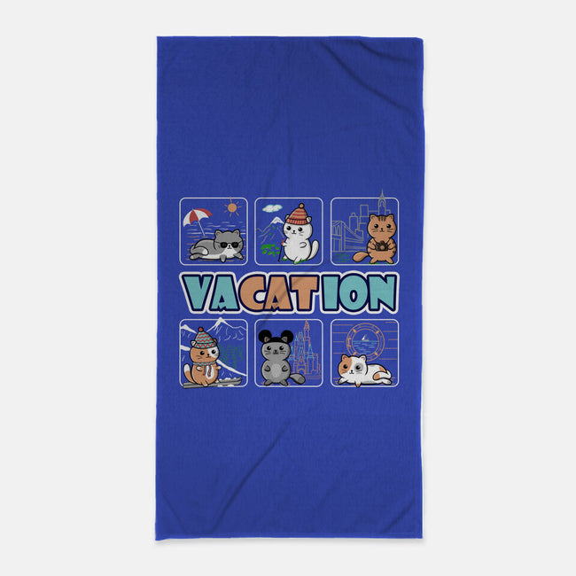 VaCATion-none beach towel-NMdesign