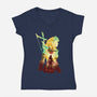 Adventure To The West-womens v-neck tee-hypertwenty