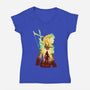 Adventure To The West-womens v-neck tee-hypertwenty