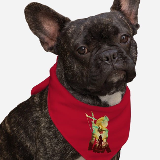 Adventure To The West-dog bandana pet collar-hypertwenty