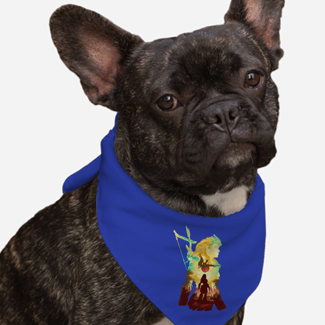 Adventure To The West-dog bandana pet collar-hypertwenty