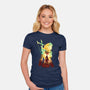Adventure To The West-womens fitted tee-hypertwenty