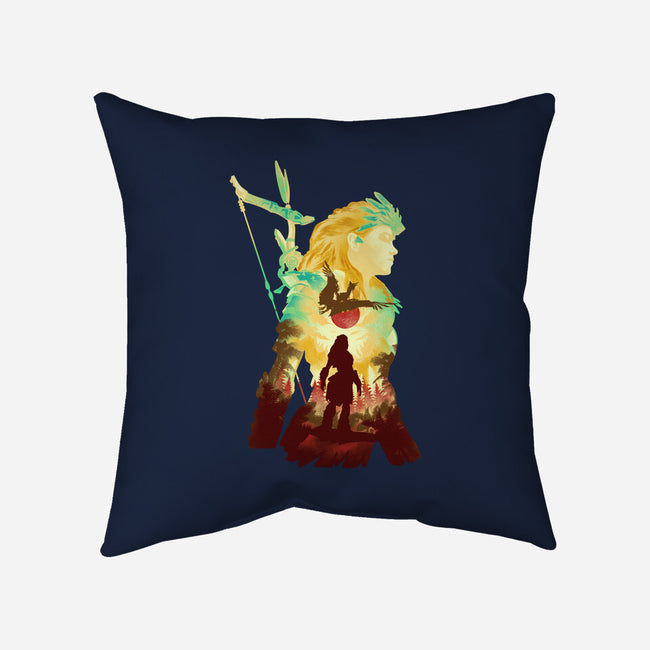Adventure To The West-none removable cover throw pillow-hypertwenty