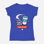 Subscribed To Coffee-womens v-neck tee-Boggs Nicolas