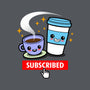 Subscribed To Coffee-none removable cover w insert throw pillow-Boggs Nicolas