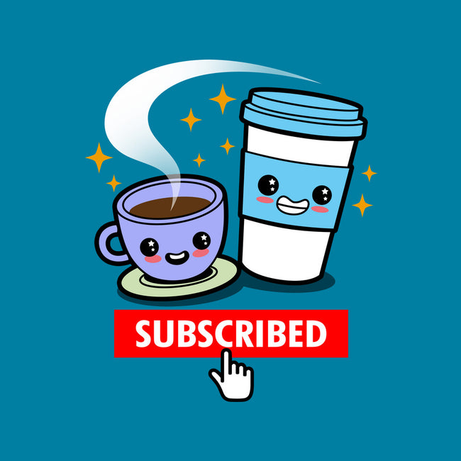 Subscribed To Coffee-none glossy sticker-Boggs Nicolas