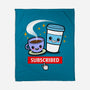 Subscribed To Coffee-none fleece blanket-Boggs Nicolas