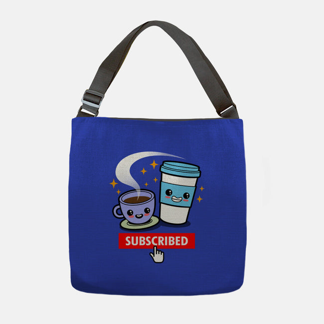 Subscribed To Coffee-none adjustable tote-Boggs Nicolas