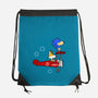Blue Baron-none drawstring bag-mikebonales