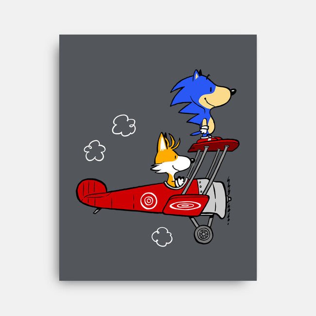 Blue Baron-none stretched canvas-mikebonales