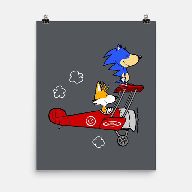 Blue Baron-none matte poster-mikebonales