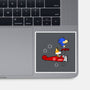 Blue Baron-none glossy sticker-mikebonales