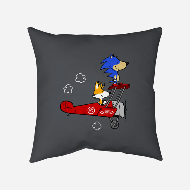 Blue Baron-none removable cover throw pillow-mikebonales