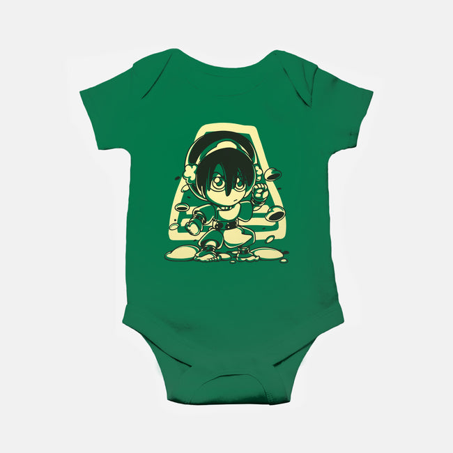 Cute Earthbender-baby basic onesie-estudiofitas