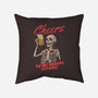 Cheers To My Crappy Future-none removable cover w insert throw pillow-eduely