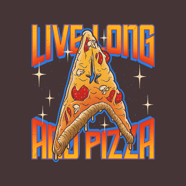 Live Long And Pizza-none polyester shower curtain-Getsousa!