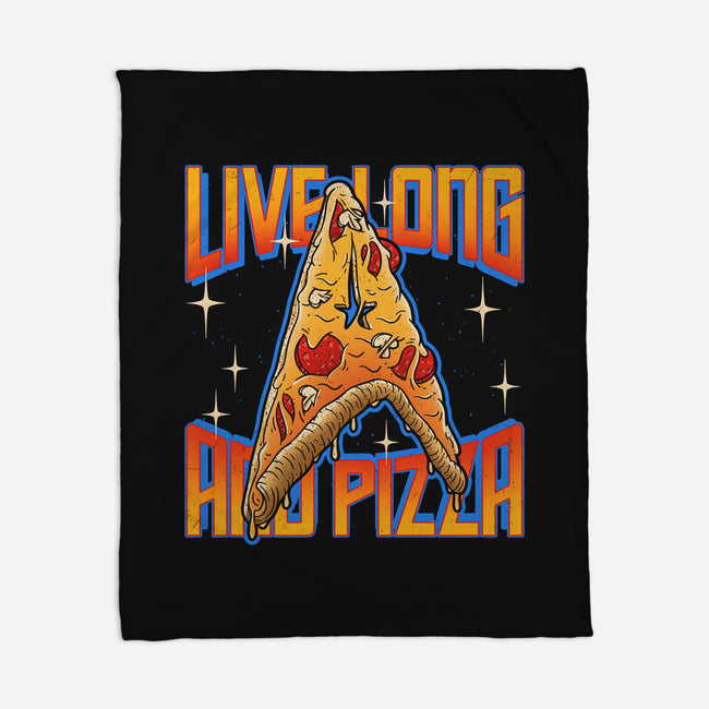 Live Long And Pizza-none fleece blanket-Getsousa!