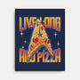 Live Long And Pizza-none stretched canvas-Getsousa!