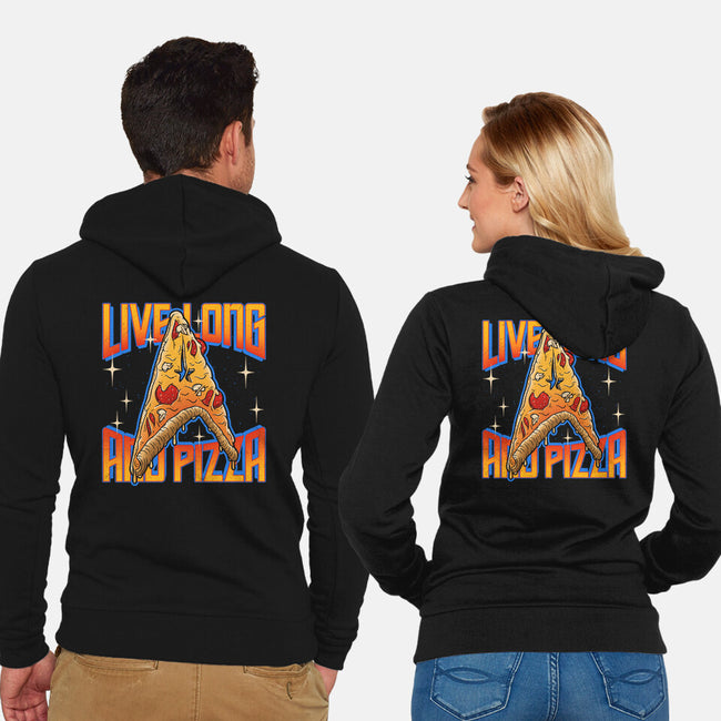 Live Long And Pizza-unisex zip-up sweatshirt-Getsousa!