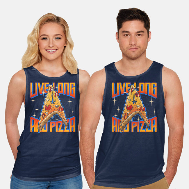 Live Long And Pizza-unisex basic tank-Getsousa!