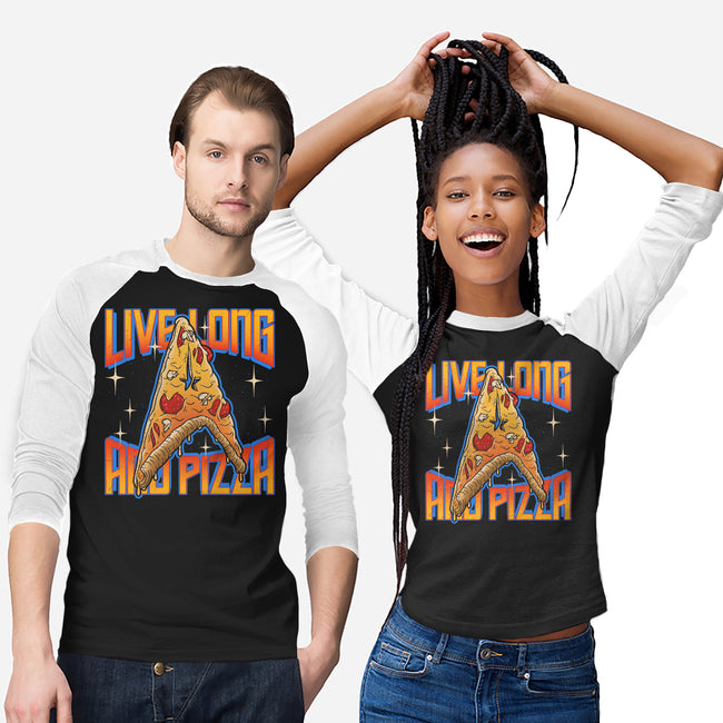 Live Long And Pizza-unisex baseball tee-Getsousa!