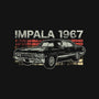 Retro Impala-none drawstring bag-fanfreak1