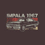 Retro Impala-none stretched canvas-fanfreak1