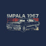 Retro Impala-womens fitted tee-fanfreak1